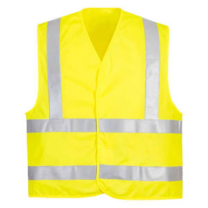 Polyester fabric 120 to 160 GSM breathable reflective safety vest high visibility strips custom logo printing private <b>label</b> bulk - Product Image 5