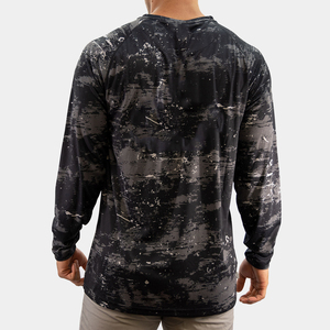 เสื้อตกปลาผู้ชายคุณภาพสูง สวมใส่สบาย ระบายอากาศได้ดี แขนยาว ป้องกันแสงแดด UPF 50 เสื้อตกปลาลำลองสำหรับผู้ชาย - Product Image 6