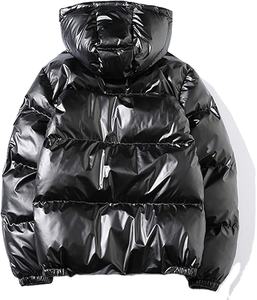 Top vente chaud hiver chaud coupe-vent à capuche manteau brillant doudoune extérieure épaisse doudoune pour hommes - Product Image 2