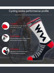 Calcetines Deportivos Profesionales para Equipo, Transpirables, de Secado Rápido, Antideslizantes, de Poliéster, para Atletismo, Baloncesto, Ciclismo, Talla Única - Product Image 6