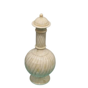 Macetero de Metal con Incrustaciones de Hueso, Hecho a Mano, Forma Redonda, Estilo Minimalista, para Decoración del Hogar, Producto de Lujo, Exportaciones al por Mayor - Product Image 1