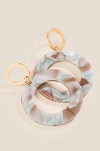 Pendientes de Resina Clásicos con Clip H a CRAFT HAC-155 para Mujer - Ocasión de Fiesta - Product Image 2