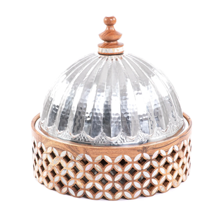 Recipiente para calentar comida tipo buffet de acero inoxidable premium con tapa y soporte para combustible para catering, bodas y eventos. - Product Image 5