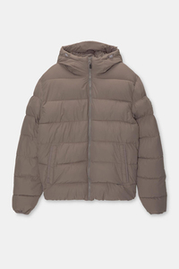Men's Hooded Polyester Puffer <b>Jacket</b> 100% Nylon Insulated <b>Waterproof</b> Windproof <b>Warm</b> Outerwear - Product Image 2