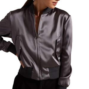 Blouson bombardier de baseball Letterman pour femmes 2026 à vendre en gros Blouson bombardier pour femmes avec logo personnalisé de haute qualité - Product Image 5