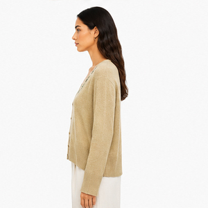 Women's V-Neck Floral Embroidered Knitted <b>Cardigan</b> <b>Long</b> Sleeve Casual Autumn <b>Sweater</b> Solid Color Full Sleeve Anti-Pilling - Product Image 2