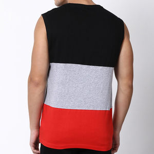 Débardeur d'été pour homme, sans manches, respirant, séchage rapide, anti-boulochage, 100% coton, style streetwear, design personnalisé, unisexe, fitness, course à pied - Product Image 2