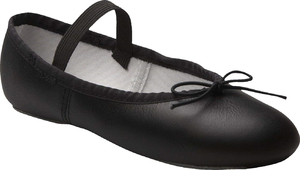 Chaussons de ballet professionnels souples pour filles, dessus et semelle en cuir véritable, doublure en coton, ballerines plates pour la danse - Product Image 6