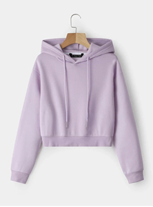 Sudadera con Capucha para Mujer, Estilo Casual y Deportivo, Manga Larga, Diseño Simple y Moderno - Product Image 4