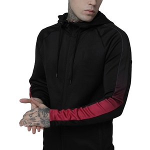 Sudadera con capucha gruesa de lujo de algodón 100% para hombre de gran tamaño y peso pesado bordado estilo de temporada de otoño patrón sólido - Product Image 1