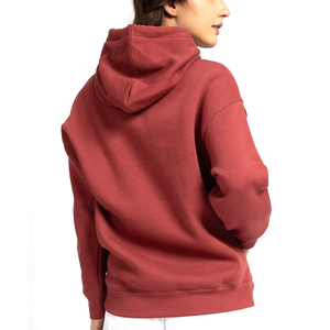 Sudadera con capucha al por mayor para mujer, de algodón de calidad, color liso, personalizada, fabricada en fábrica, sudaderas con capucha para damas - Product Image 6