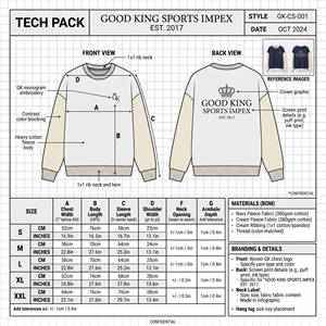 เสื้อสเวตเชิ้ตคอกลมผู้ชายแบบ Color Block ปักโลโก้ตามสั่ง ผ้าฝ้าย สวมใส่สบาย สไตล์สตรีทแวร์ - Product Image 6