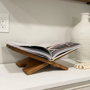 ที่ใส่หนังสือทำจากไม้ขัดเงาธรรมชาติขาตั้งอ่านหนังสือทันสมัยสำหรับห้องเรียนและห้องสมุด tradebyd - Product Image 1