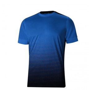 Camiseta de Fútbol Sublimada 100% Poliéster para Hombre, Ropa Deportiva de Equipo, Transpirable, Antibacteriana, que Absorbe la Humedad, Camiseta de Fútbol Corta - Product Image 1