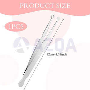 Stainless Steel 12 cm Professional Labret Holding Tweezers For Body Jewelry Placement And Jewelry Changing - Product Image 4