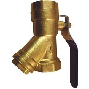 Válvula de bola de bronce más vendida con filtro tipo Y de bronce, de paso completo, accionada por palanca, con extremos hembra roscados para la industria petrolera - Product Image 2