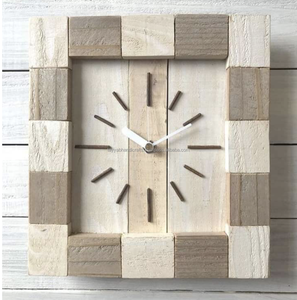 Reloj de Pared de Madera Personalizado Estilo Antiguo, Movimiento Silencioso, Reloj de Cuarzo Retro de Calidad, Decoración Moderna para el Hogar, con Agujas Visibles, para Sala de Estar - Product Image 4