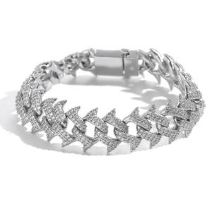 Bracelet en diamant moissanite hip-hop personnalisé OEM le plus vendu, avec coffret cadeau haut de gamme disponible au meilleur prix depuis l'Inde - Product Image 2