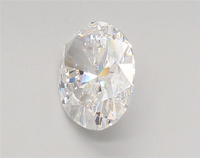 Diamante Cultivado en Laboratorio de Forma Ovalada Blanca de 2.06 Ct, VVS1, Corte Excelente