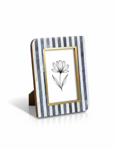 Cadre photo vintage en MDF fait main avec incrustation, 5x7 et 8x10, pour installation sur table, décoration de luxe pour la maison, cadeau - Product Image 1