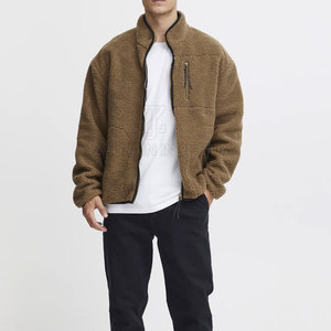 Veste en laine décontractée pour hommes, coupe ample, tissu doux et chaud, épaules tombantes, design personnalisé, fournisseur en gros, best-seller - Product Image 2