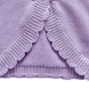 Bolero de Punto para Bebé en Color Lila Morado, Suéter Ligero de Algodón Suave de Manga Larga para Recién Nacidos, Bebés y Niños Pequeños - Product Image 5