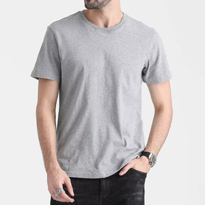 Men Custom Made 100% Cotton Slim Fit Short Sleeve T-<b>Shirt</b> for Wholesale Private Label Bulk Plain Solid Eco-Friendly Premium - Product Image 1