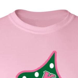Camiseta Rosa de Manga Larga con Cuello Redondo y Estampado Gráfico, Camiseta Informal para Mujer, Diseño Colorido en la Parte Delantera, Ropa de Moda Urbana - Product Image 5