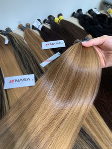 Best Quality 100% Raw Virgin Human Bulk Hair Soft Silky Smooth Ombre Color <b>Tangle</b>-Free with Natural Shine Factory Direct Supply - Product Image 2