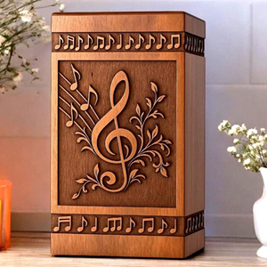 Custom Engraved Wooden Resin Urn <b>Box</b>: Pet/Human <b>Memorial</b> <b>Keepsake</b> urn <b>Memorial</b> <b>Keepsake</b> by AYAANS - Product Image 1