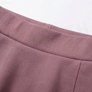 Minifalda de Cintura Alta para Mujer, Estilo Casual, Plisada, de Color Sólido, Mezcla de Poliéster y Algodón, para Todas las Temporadas - Product Image 4