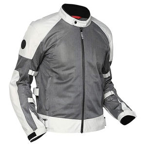 Blouson de moto en polaire imperméable à col montant pour homme - Coupe-vent, respirant, protection hivernale pour le dos, les coudes et les épaules - Product Image 6
