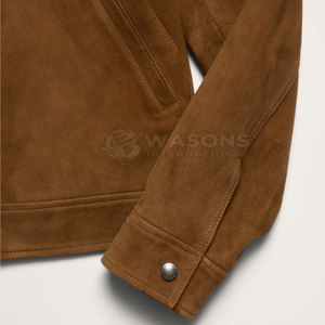 เสื้อแจ็คเก็ตแฟชั่นผู้ชายสไตล์ Trucker สีพื้น เรียบง่าย ทันสมัย เหมาะกับสตรีทแวร์ น้ำหนักเบา ใส่ได้ทุกวัน ชุดลำลองสำหรับกิจกรรมกลางแจ้ง - Product Image 4