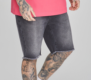 Conjunto de Shorts de Mezclilla Transpirables Casuales para Hombre, Estilo Hip Hop, Desgastados, Ligeros, de Cintura Media, Coloridos, para Verano - Product Image 2