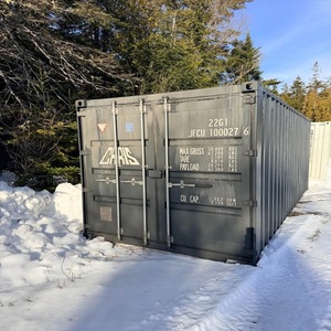 Conteneurs maritimes d'occasion 40 pieds High Cube, structure en acier robuste pour le stockage et le transport, unités durables résistantes au vent et à l'eau - Product Image 3