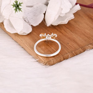 แหวนเงินแท้ 925 ประดับด้วยพลอยทัวร์มาลีนธรรมชาติสุดหรู สำหรับผู้หญิง แหวนทำมือประดับพลอยประจำเดือนตุลาคม เหมาะเป็นของขวัญสำหรับเธอ - Product Image 4