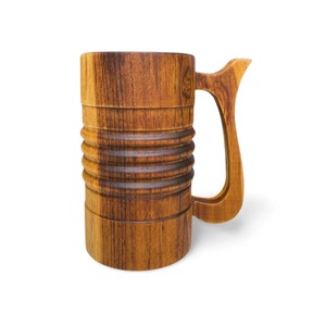 Tasse en bois massif pour café et thé, tasse en bois naturel, vaisselle de cuisine durable, accessoire de table rustique - Product Image 3
