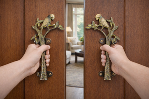 Tiradores de latón hechos a mano al por mayor, estilo vintage, para gabinetes, cajones, cómodas y puertas de armario - Product Image 4