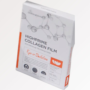 Mascarilla para ojos coreana K-Beauty Dermarssance High Prime Collagen Film Eye Or Smile Line 5 piezas Hecho en Corea - Product Image 4
