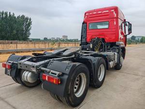 Camion tracteur d'occasion Sinotruk Hohan 6x4, 10 roues, 371 CV, 420 CV, poids lourd, diesel, avec siège à suspension pneumatique gauche et écran tactile - Product Image 2