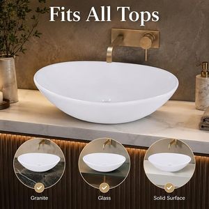 Évier de salle de bain de luxe en nacre écologique de 26 cm avec surface lisse et brillante pour salles de bain résidentielles et hôtelières par AALIYAN IMPEX - Product Image 5