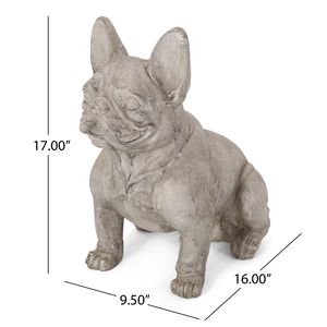 Scultura ornamentale del cane per l'arredamento del giardino - Product Image 4