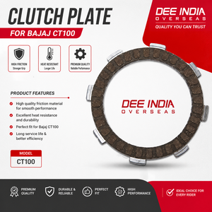 Plaque d'embrayage de moto pour CT100 |   Disque d'embrayage haute performance |   Pièces détachées pour deux-roues - Product Image 3