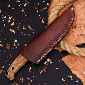 Couteau de survie et de chasse A&M ENTERPRISES, artisanal, en acier inoxydable, avec manche en bois, pointe clip, pour extérieur, EDC, personnalisation ODM, USA - Product Image 6