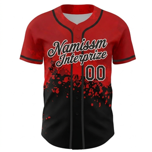 Camiseta de Béisbol de Manga Corta para Hombre 2026, Logotipos de Equipo Personalizados Cosidos y Bordados, 100% Poliéster, Camisetas de Béisbol de Color Personalizado - Product Image 2