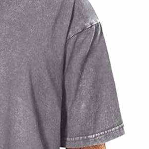 Camiseta de Manga Corta Casual para Hombre, Tejida en Poliéster/Algodón de Alta Calidad, con Estampado Completo y Logotipo Personalizado, Anti-Pilling, OEM - Product Image 3