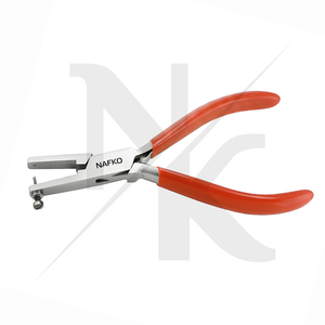 High Quality <b>Adjustable</b> Punch Pliers for Jewelry Making New Metal & Stainless Steel with Leather Feature Punch Pliers 1.5mm 2mm - Product Image 2