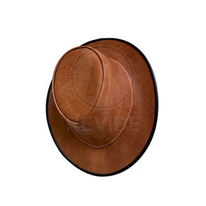 New Arrival High Quality Custom Logo Casual <b>Winter</b> Leather <b>Hats</b> for <b>Men</b> Low Price - Product Image 5