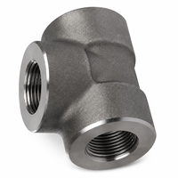 Raccord de tuyauterie forgé en acier au carbone, raccord à sertir fileté NPT BSPT classe 2000 à 9000 haute pression ASME B16.11 ASTM A105
