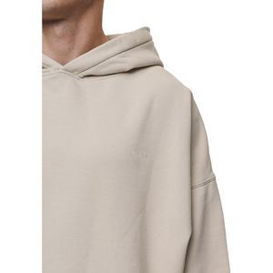 Pull lourd surdimensionné de haute qualité hiver chaud 100% coton Logo personnalisé Streetwear sweats à capuche pour hommes - Product Image 3